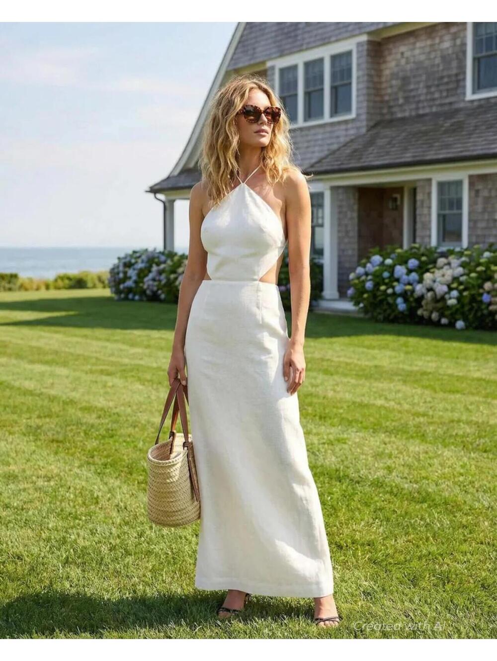 Nuaje Nuaje Anne Linen Dress NWT